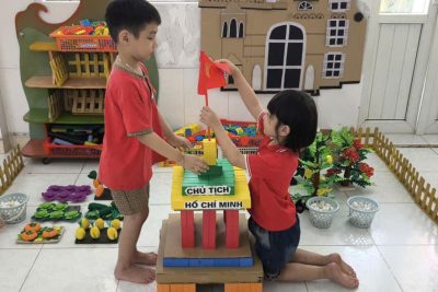 Mầm non Hải Sơn hưởng ứng 136 năm ngày sinh chủ tịch nước Hồ Chí Minh